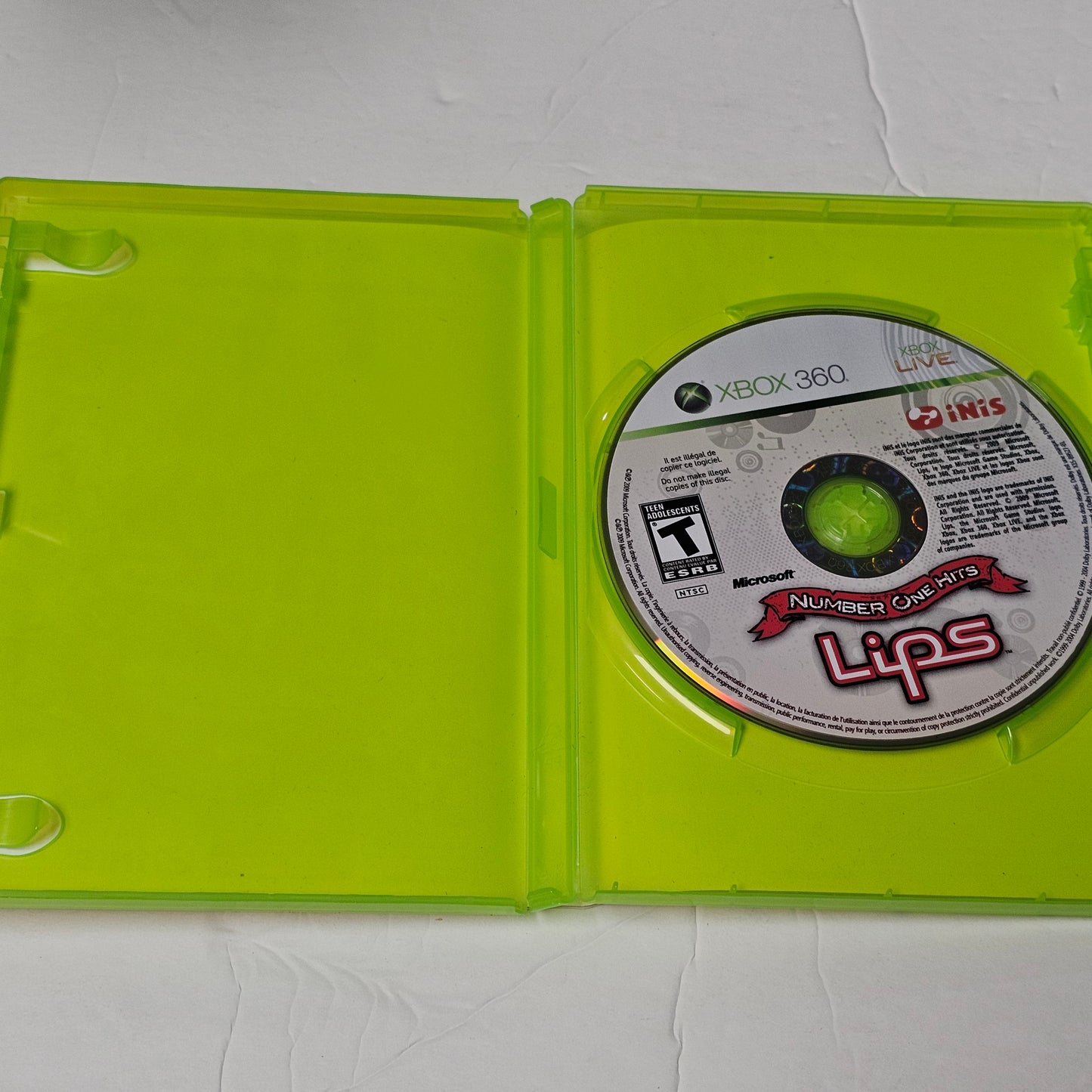 038: Lips: Number One Hits - XBox 360