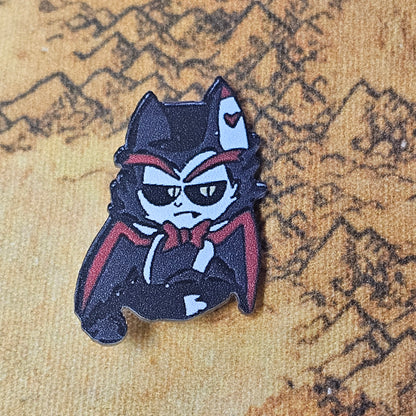 168: Husk Acrylic Pin
