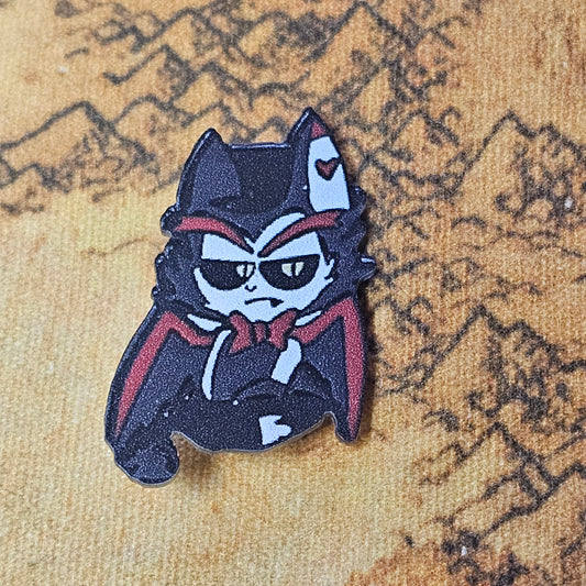 168: Husk Acrylic Pin