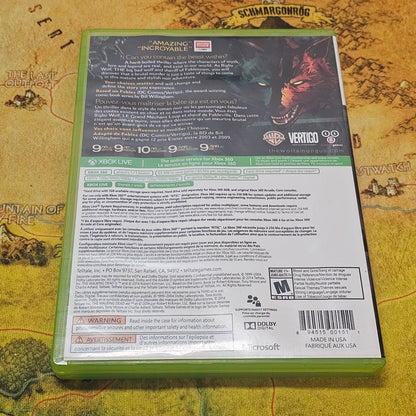 036: The Wolf Among Us - XBox 360