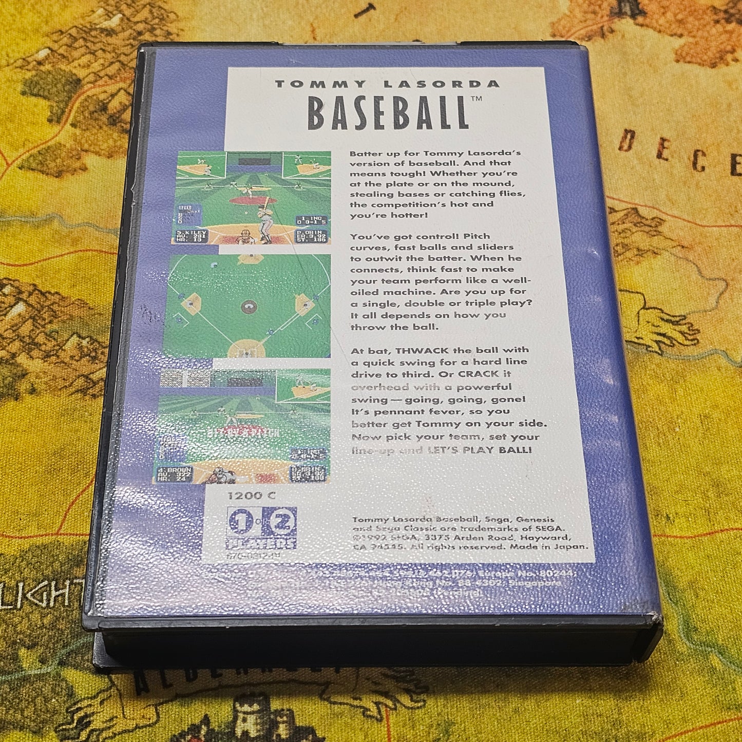 002: Tommy Lasorda Baseball - Sega Genesis