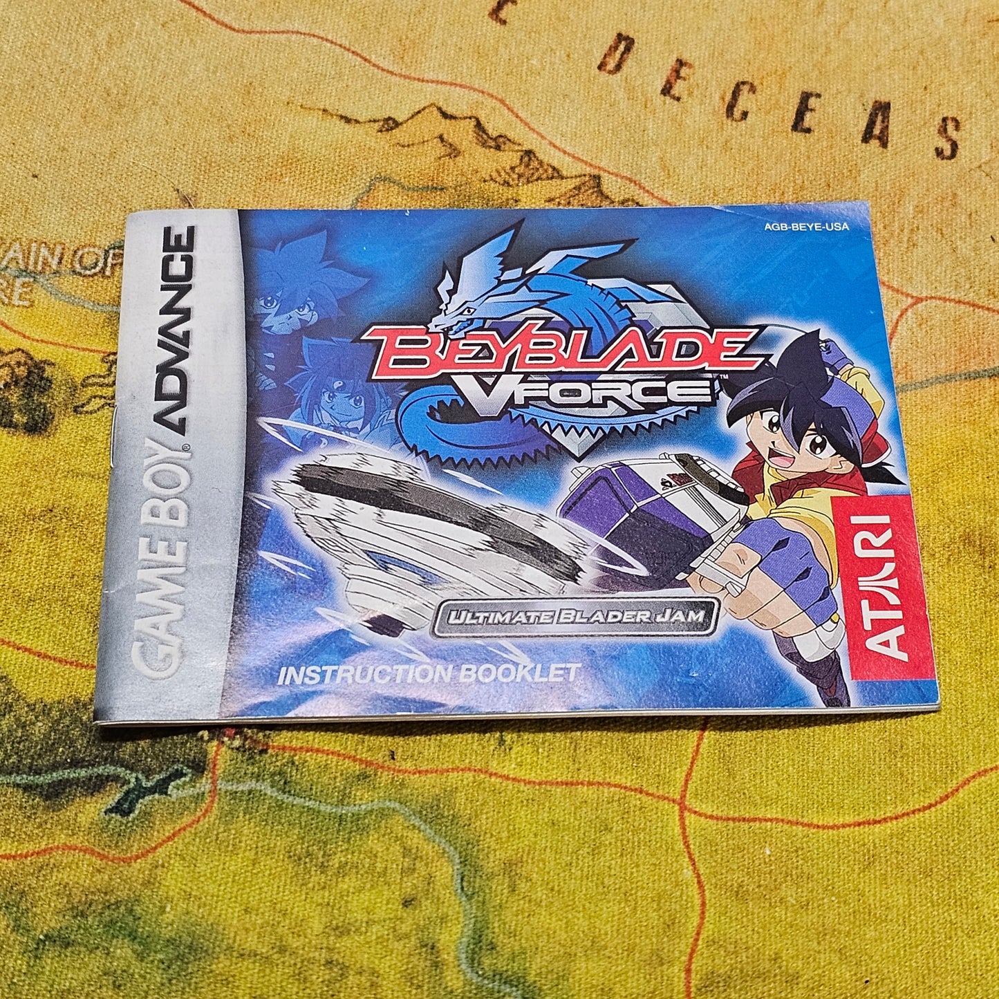 162: MANUAL BeyBlade VForce - Game Boy Advance