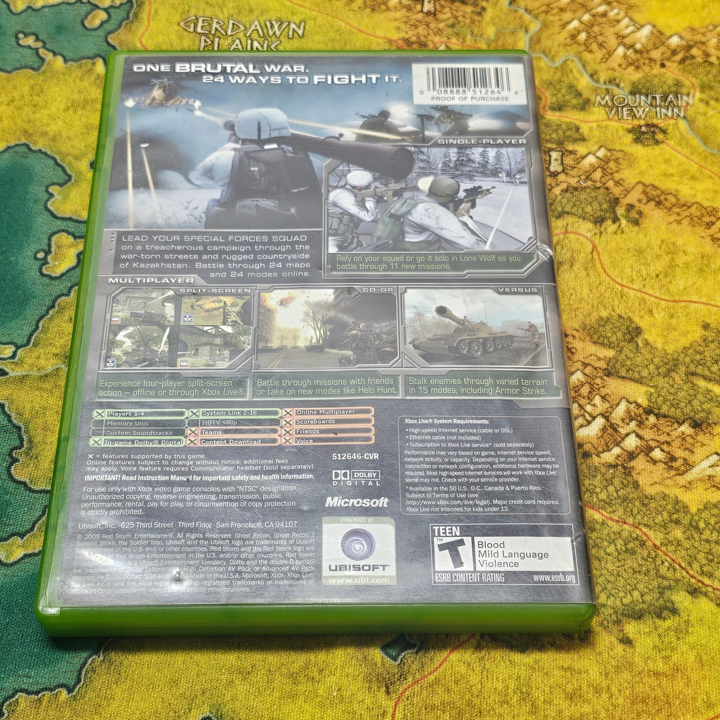 054: Tom Clancy's Ghost Recon 2: Summit Strike - XBox