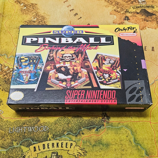 119: Super Pinball: Behind the Mask - SNES