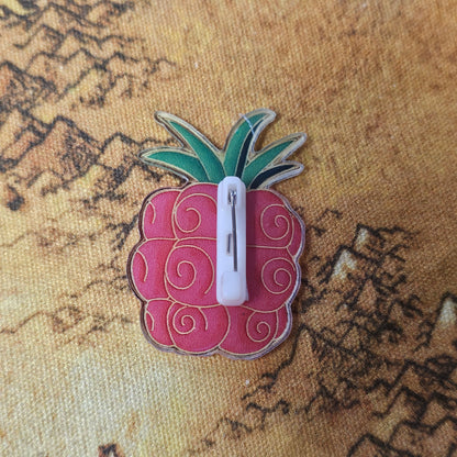 180: One Piece Red Devil Fruit Acrylic Pin