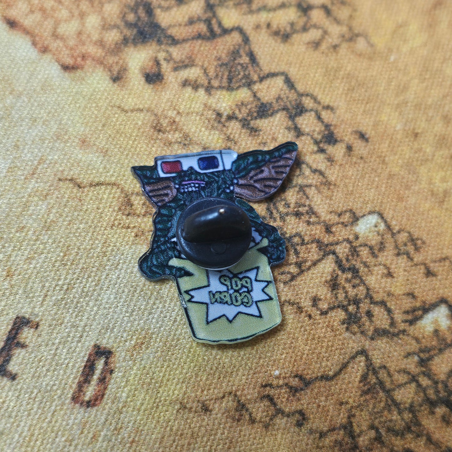 182: Stripe Acrylic Pin