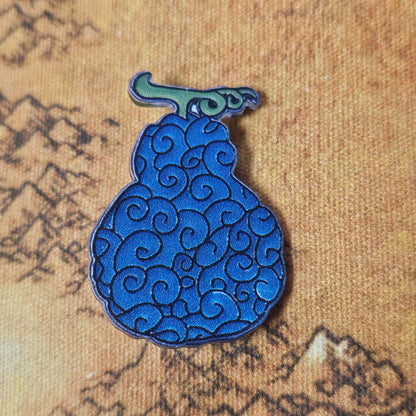 178: One Piece Blue Devil Fruit Acrylic Pin