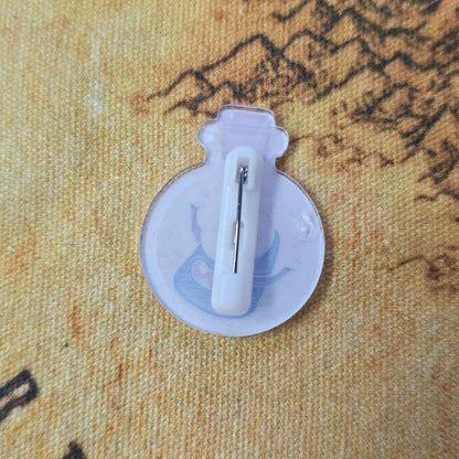 181: No Face Acrylic Pin