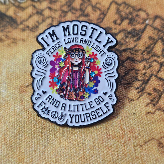 186: Peace Love Light Pin
