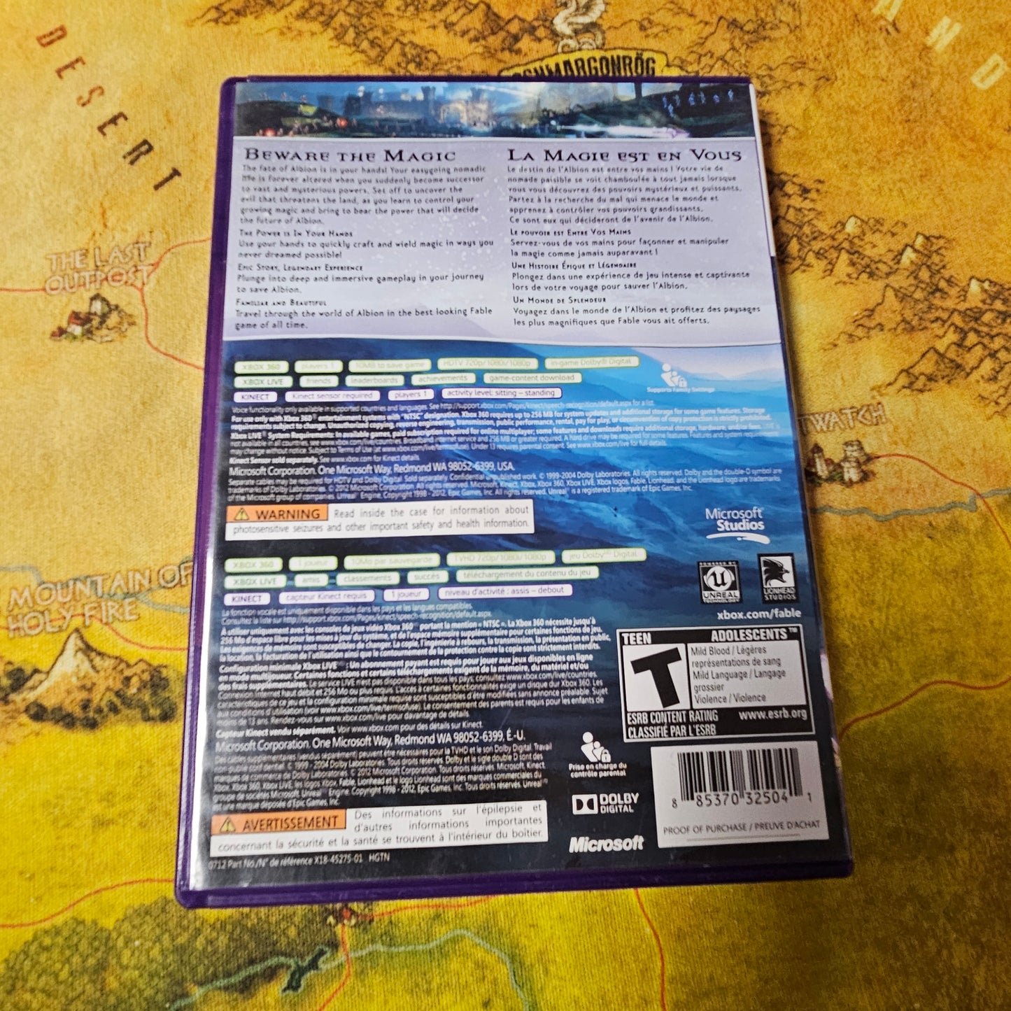 007: Fable: The Journey - XBox 360