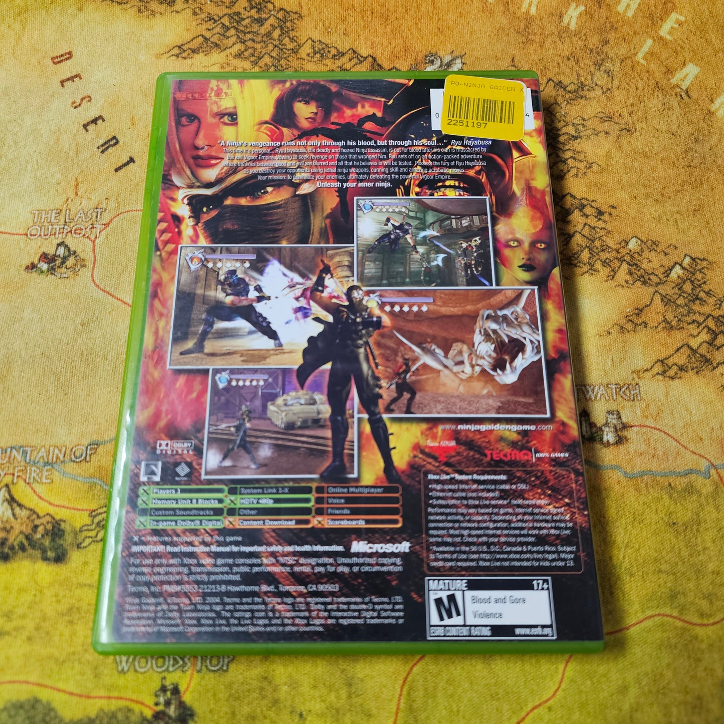 072: Ninja Gaiden - XBox
