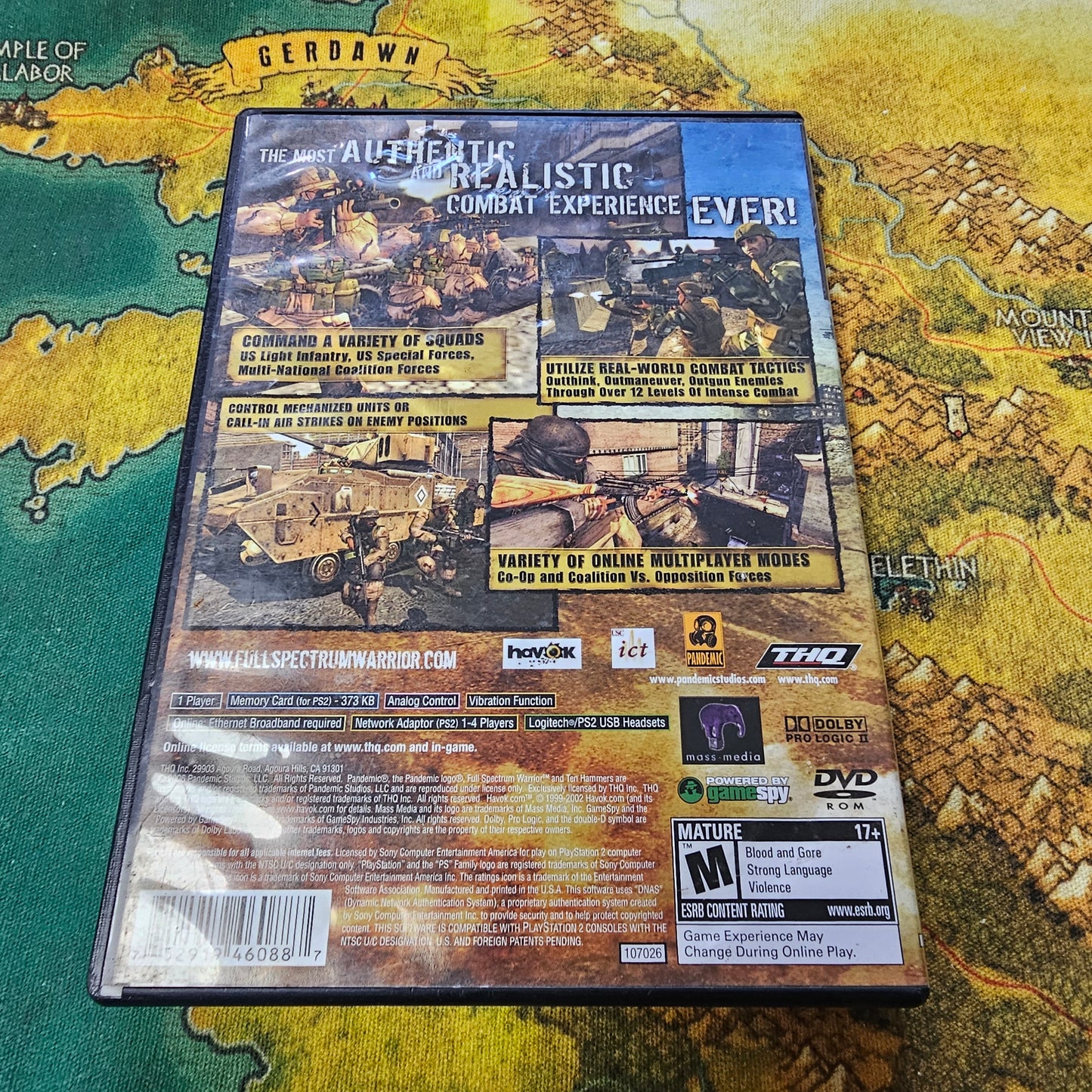 085: Full Spectrum Warrior - PS2