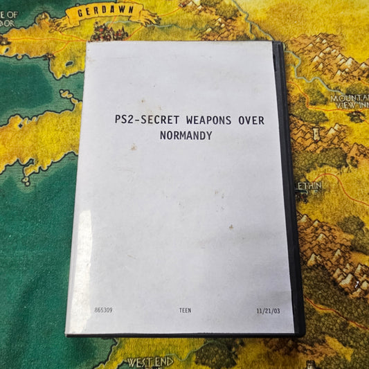 096: Secret Weapons Over Normandy - PS2