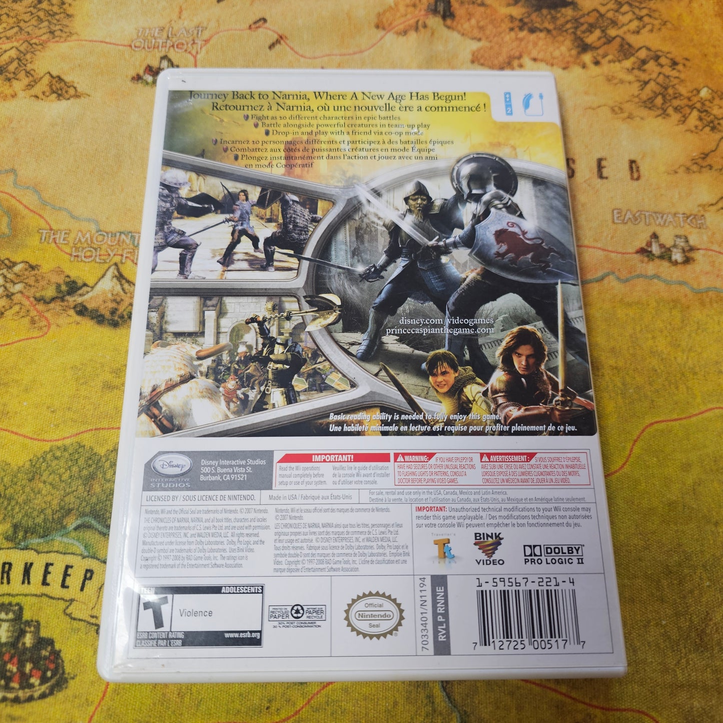 106: The Chronicles of Narnia: Prince Caspian - Wii