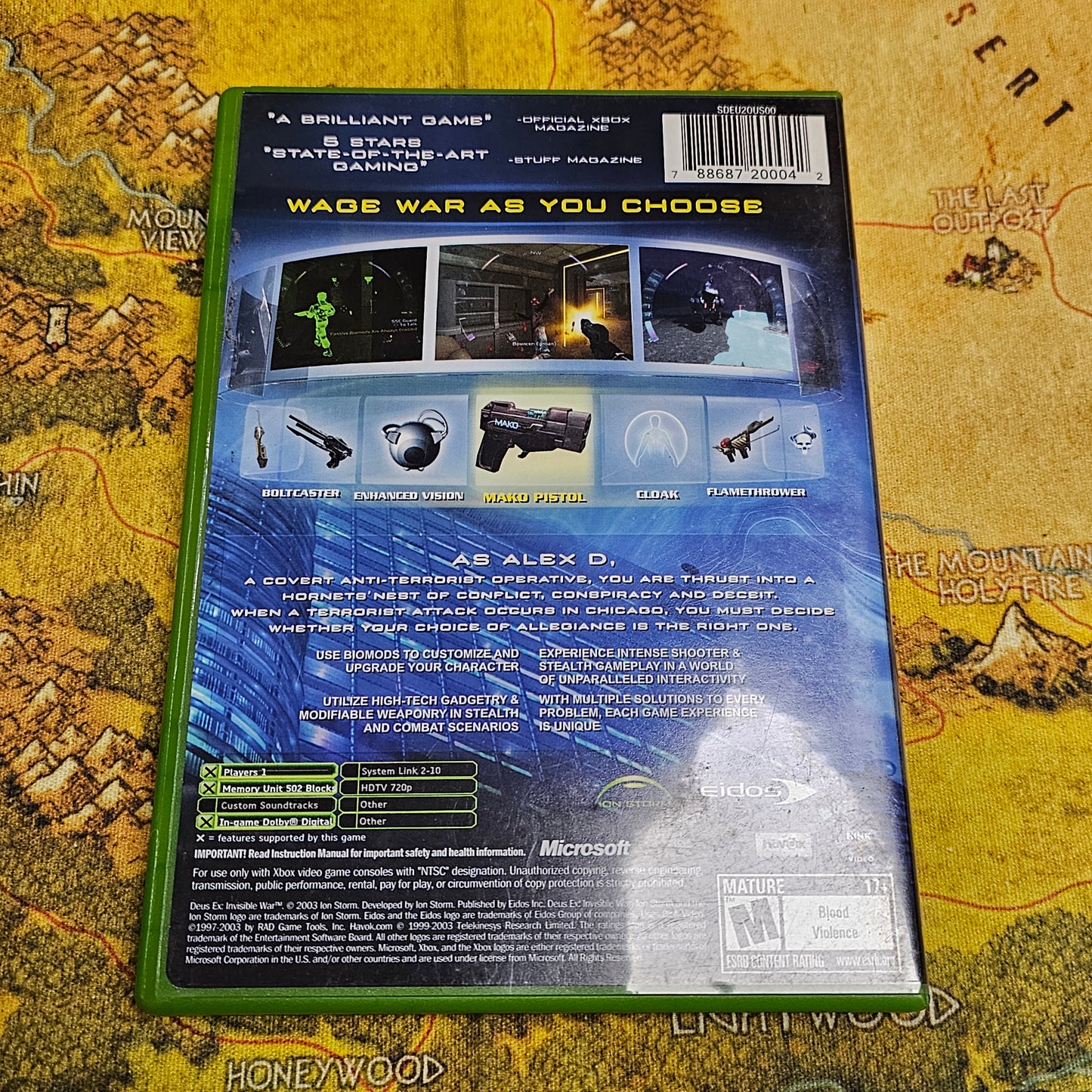 062: Deus Ex: Invisible War - XBox