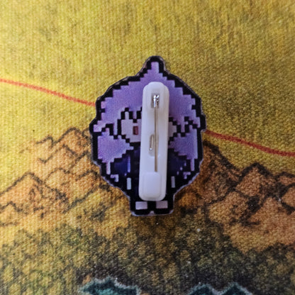 164: Badeline Acrylic Pin