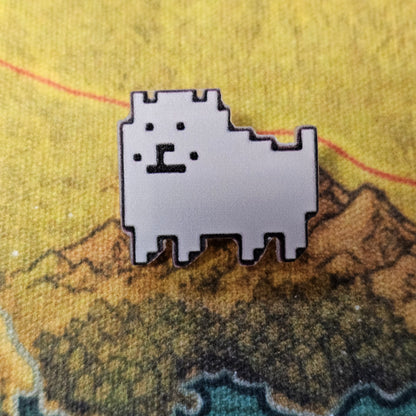167: Undertale Dog Acrylic Pin
