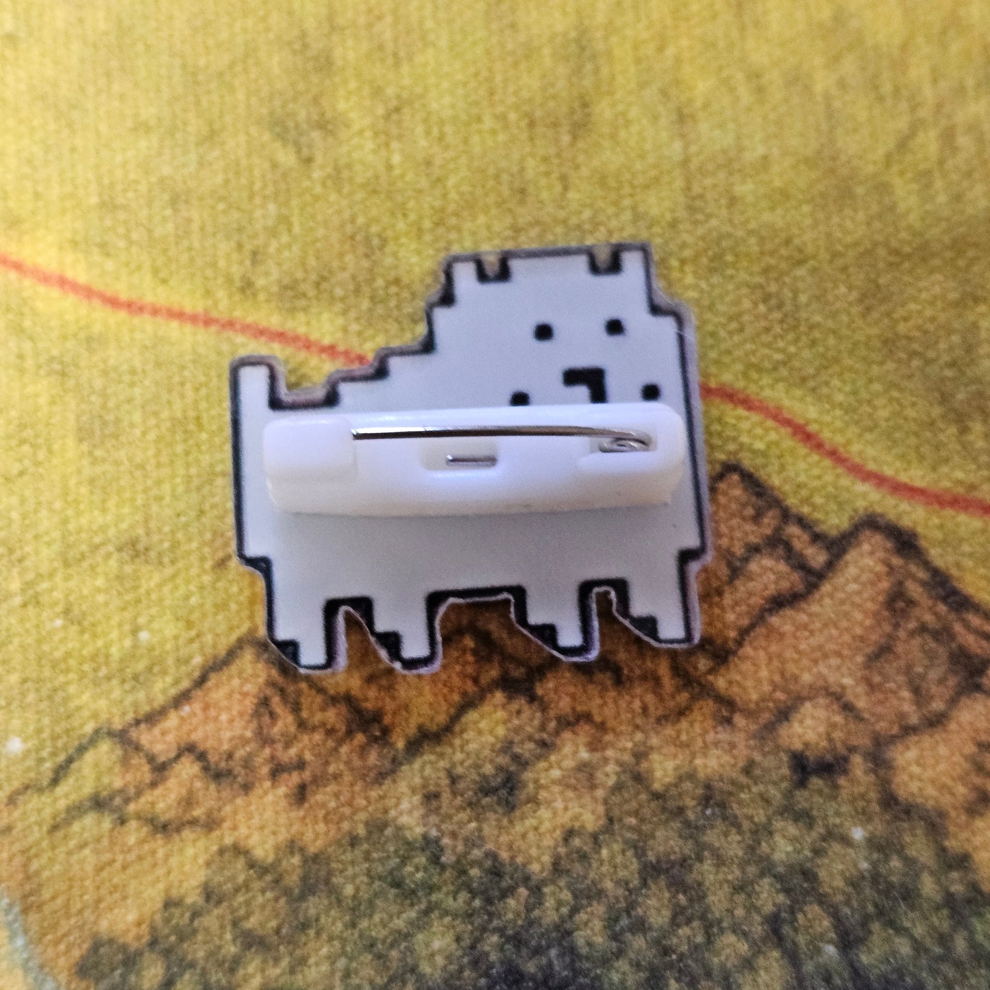 167: Undertale Dog Acrylic Pin