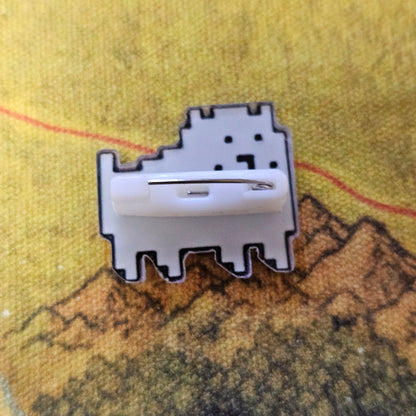 167: Undertale Dog Acrylic Pin
