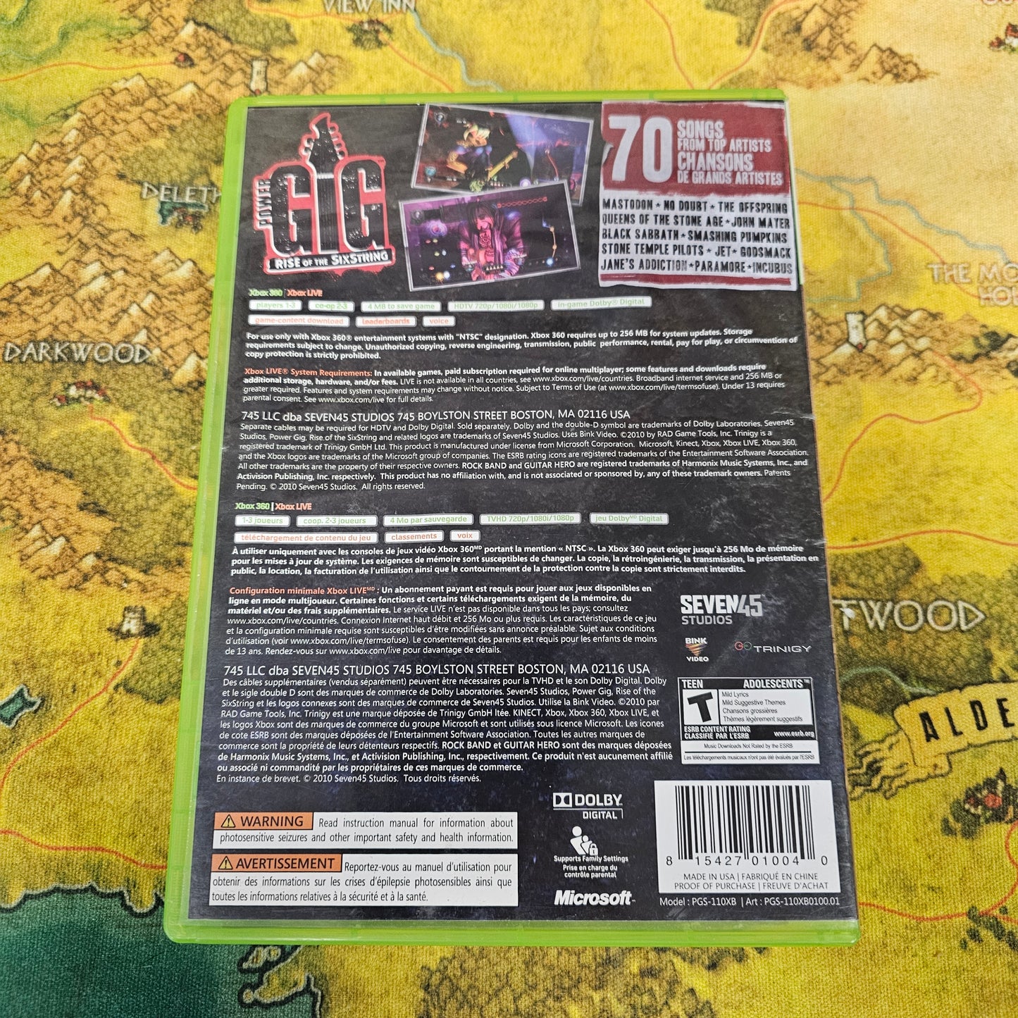056: Power Gig: Rise of the SixString - XBox 360