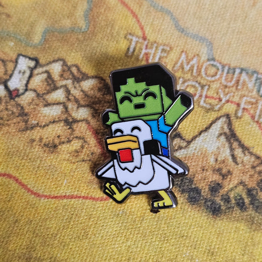 395: Chicken Jockey Pin