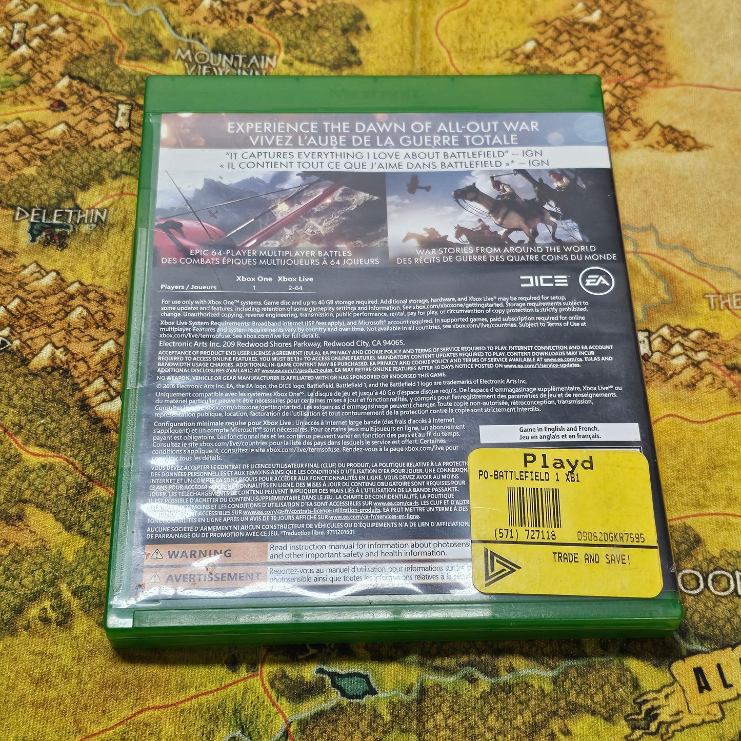 072: Battlefield 1 - XBox One