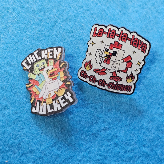 231: Minecraft Acrylic Pins