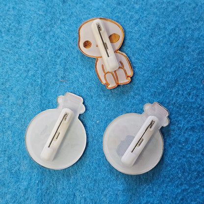 234: Ghibli Acrylic Pins Lot 1