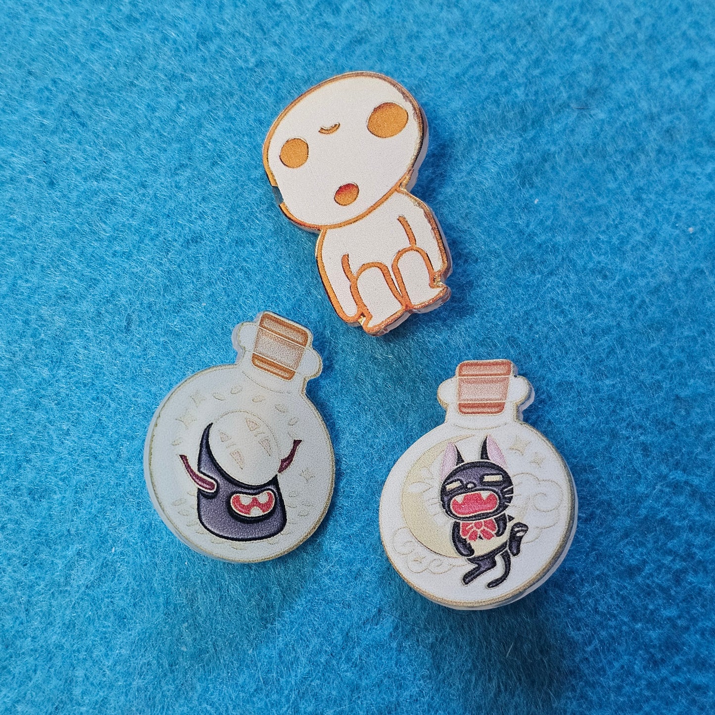235: Ghibli Acrylic Pins Lot 2