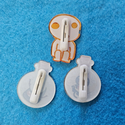 235: Ghibli Acrylic Pins Lot 2