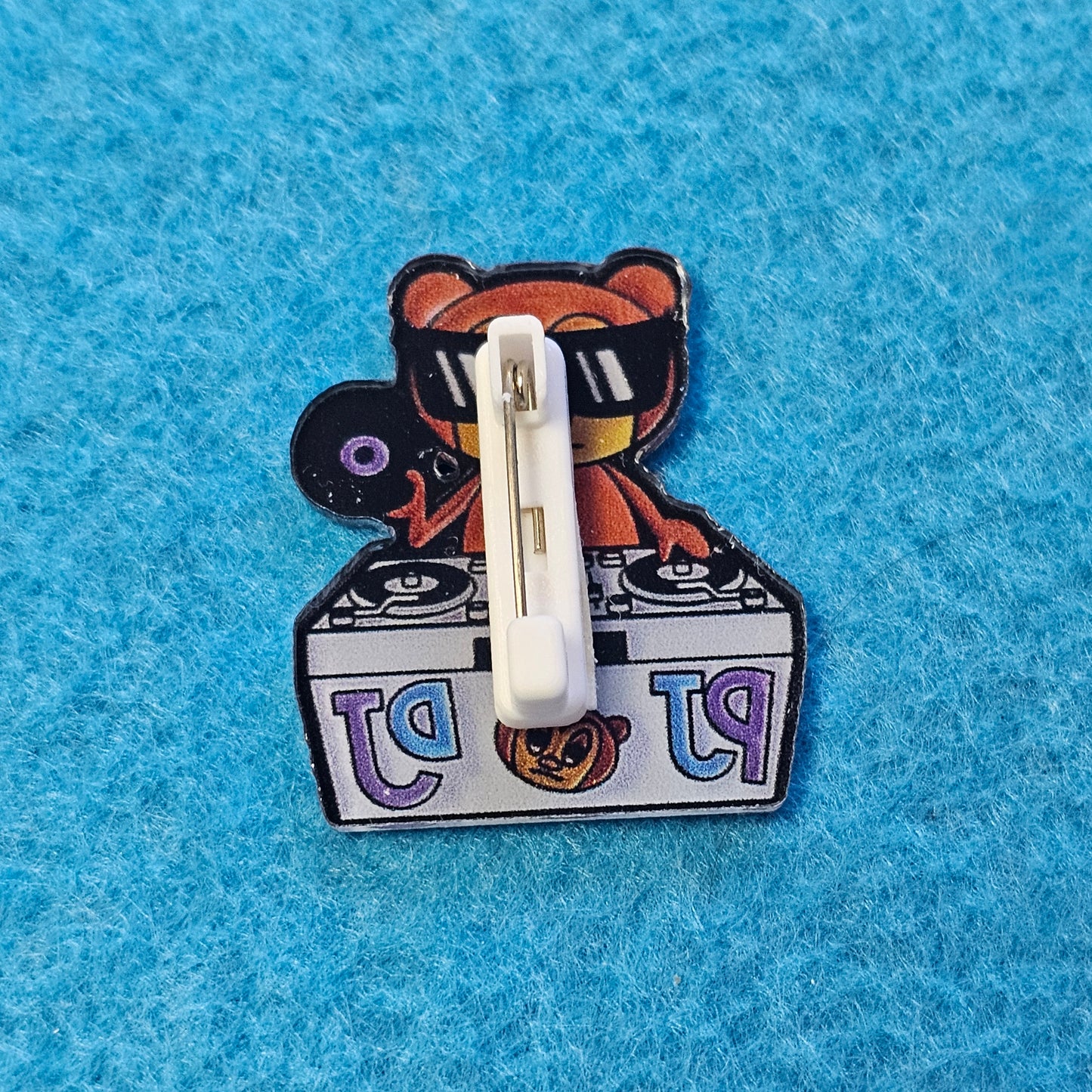 223: PJ DJ Acrylic Pin