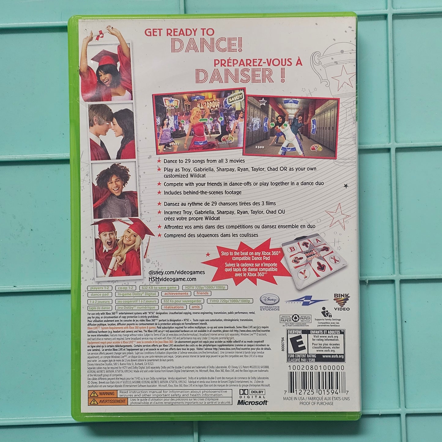 054: High School Musical 3: Senior Year Dance! - XBox 360