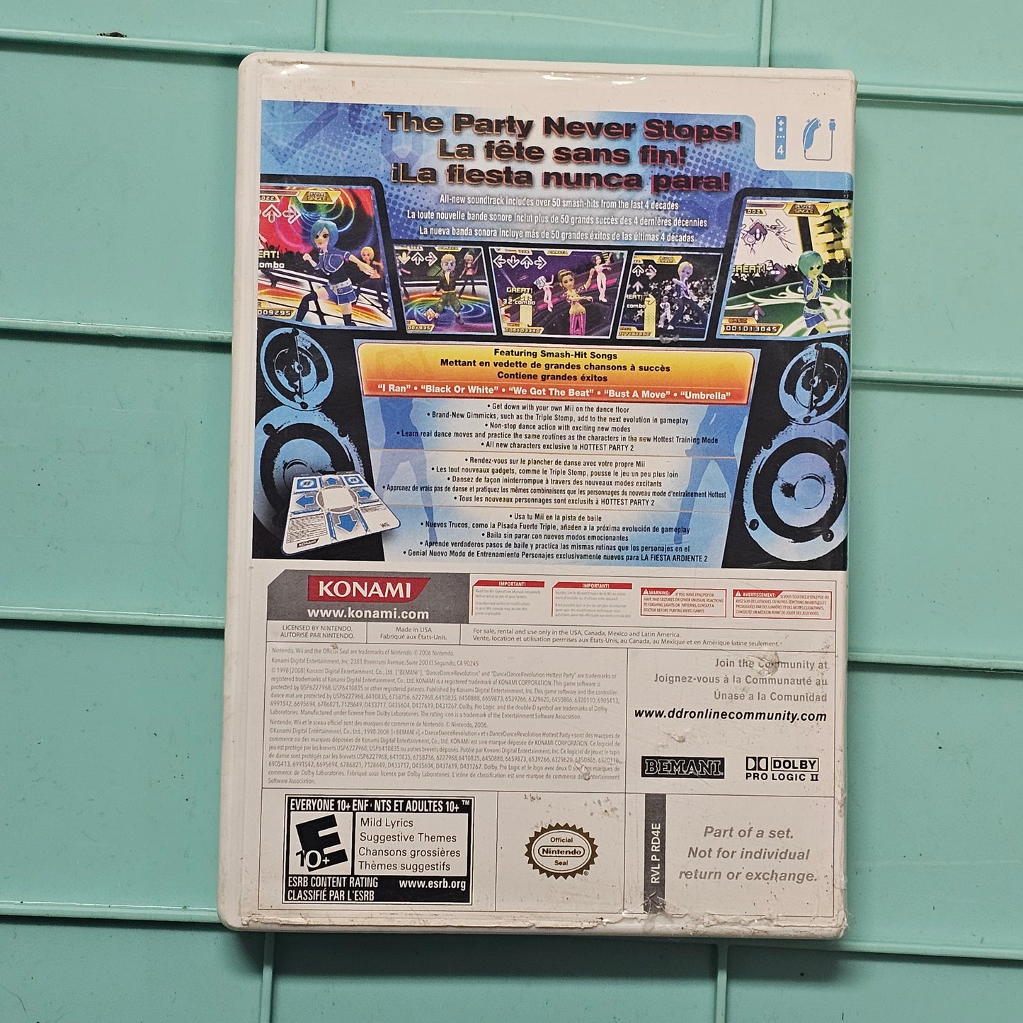 142: Dance Dance Revolution Hottest Party 2 - Wii