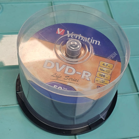 206: Verbatim Life Series DVD-R Spindle