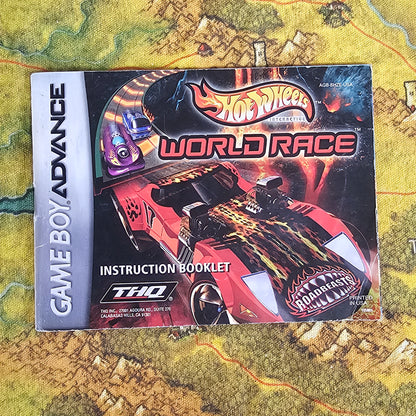 168: (MANUAL) Hot Wheels: World Race / Velocity X - GBA