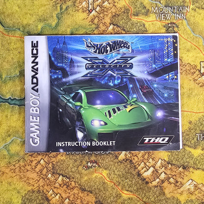 168: (MANUAL) Hot Wheels: World Race / Velocity X - GBA