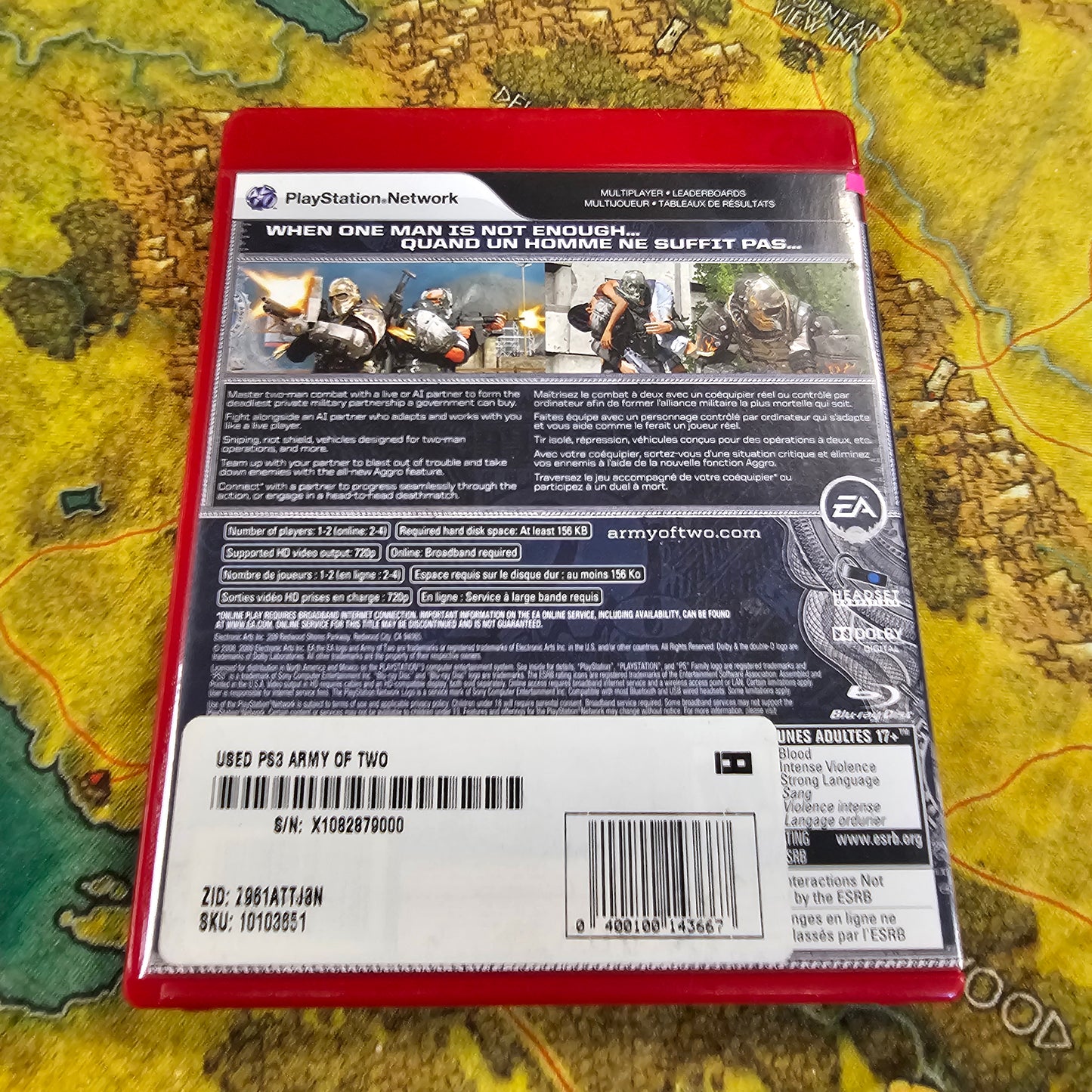 068: Army of Two - PS3