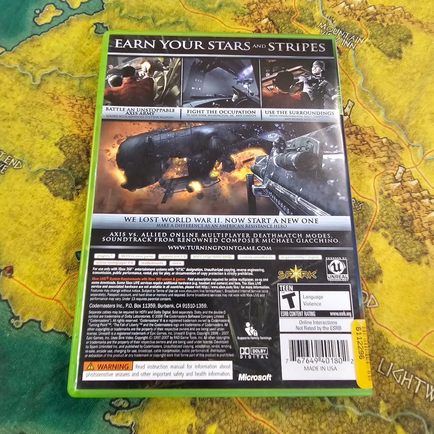 109: Turning Point: Fall of Liberty - XBox 360