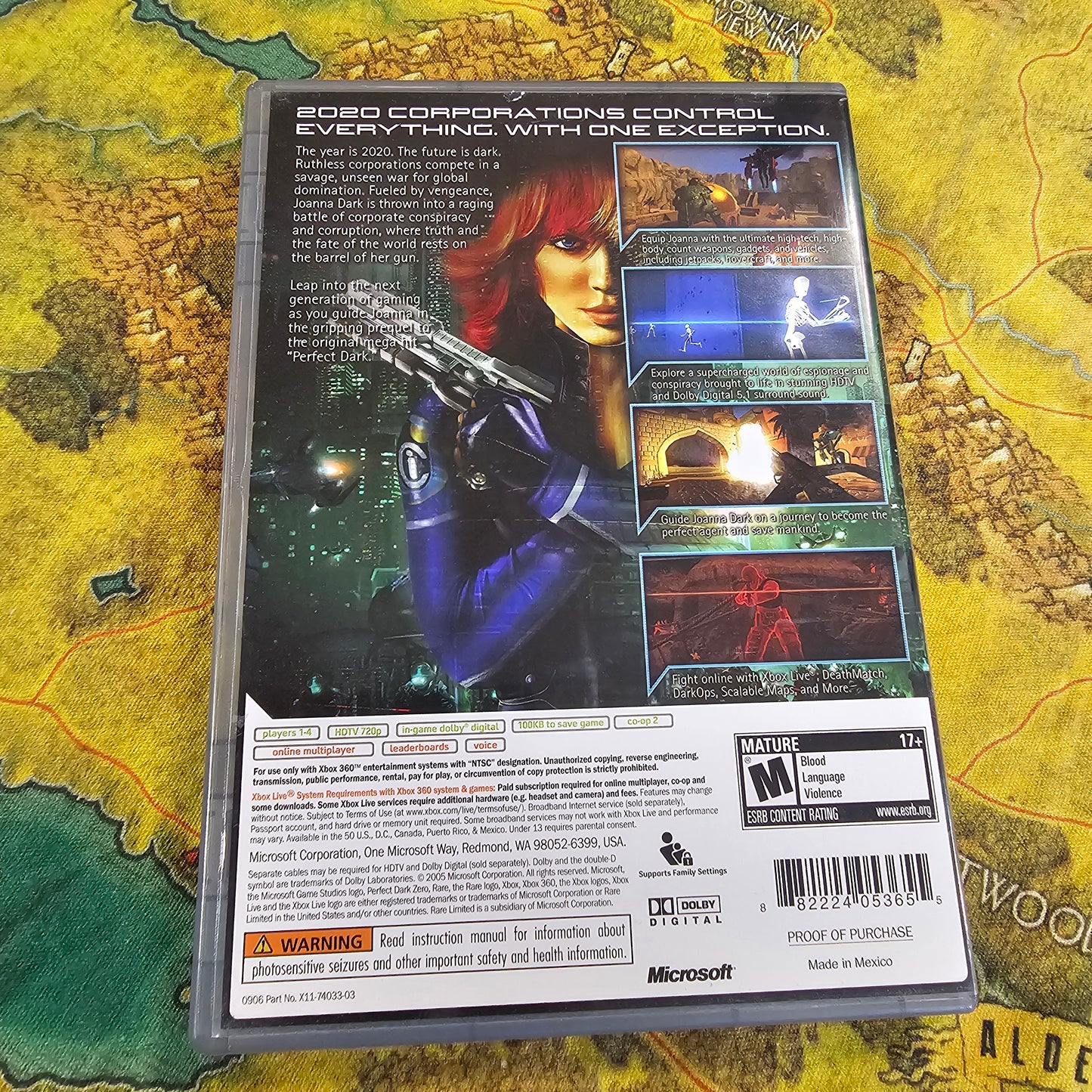 112: Perfect Dark Zero - XBox 360