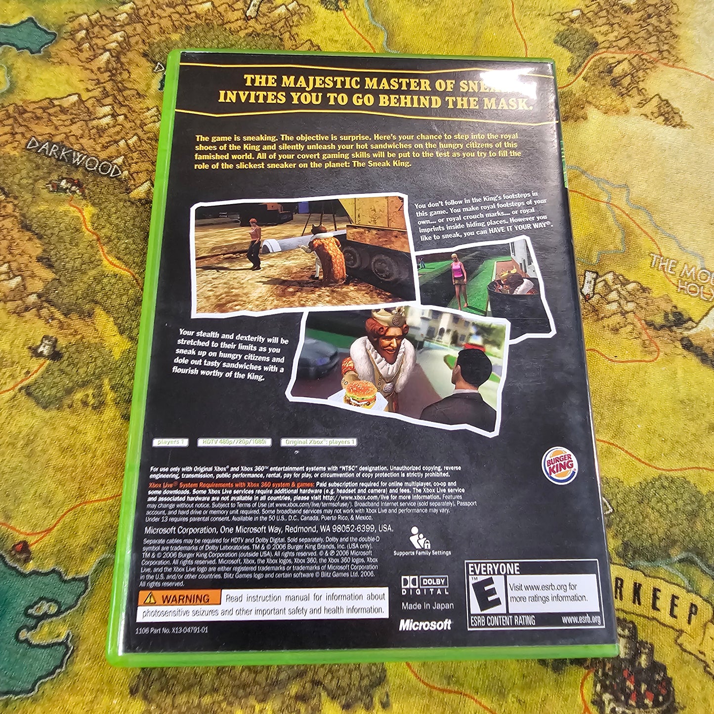122: Sneak King - XBox 360