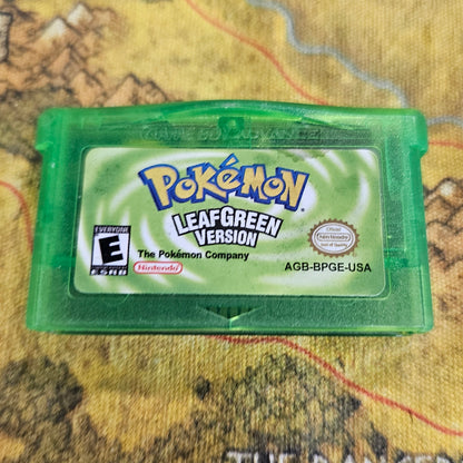 156: REPRODUCTION: Pokemon Leaf Green - GBA