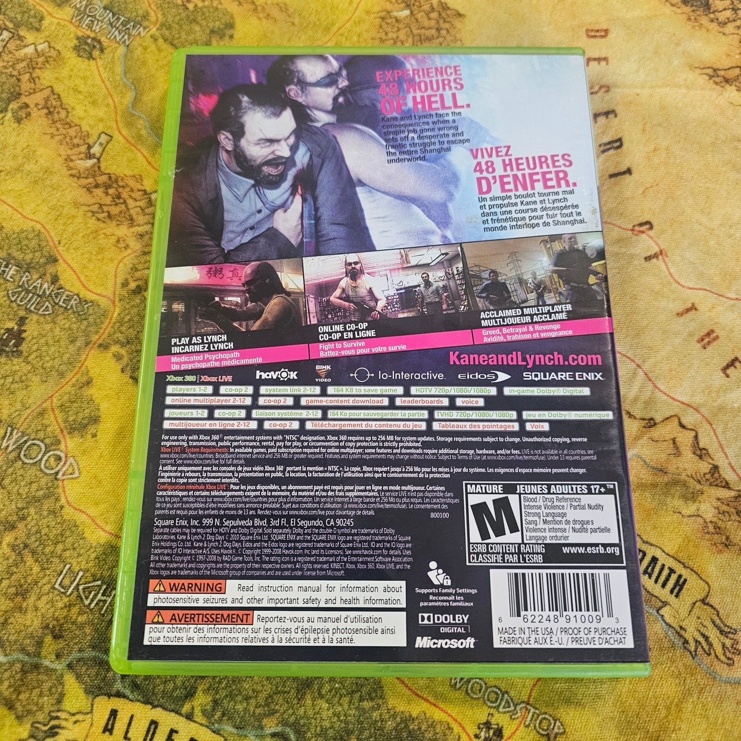 002: Kane & Lynch 2: Dog Days - XBox 360