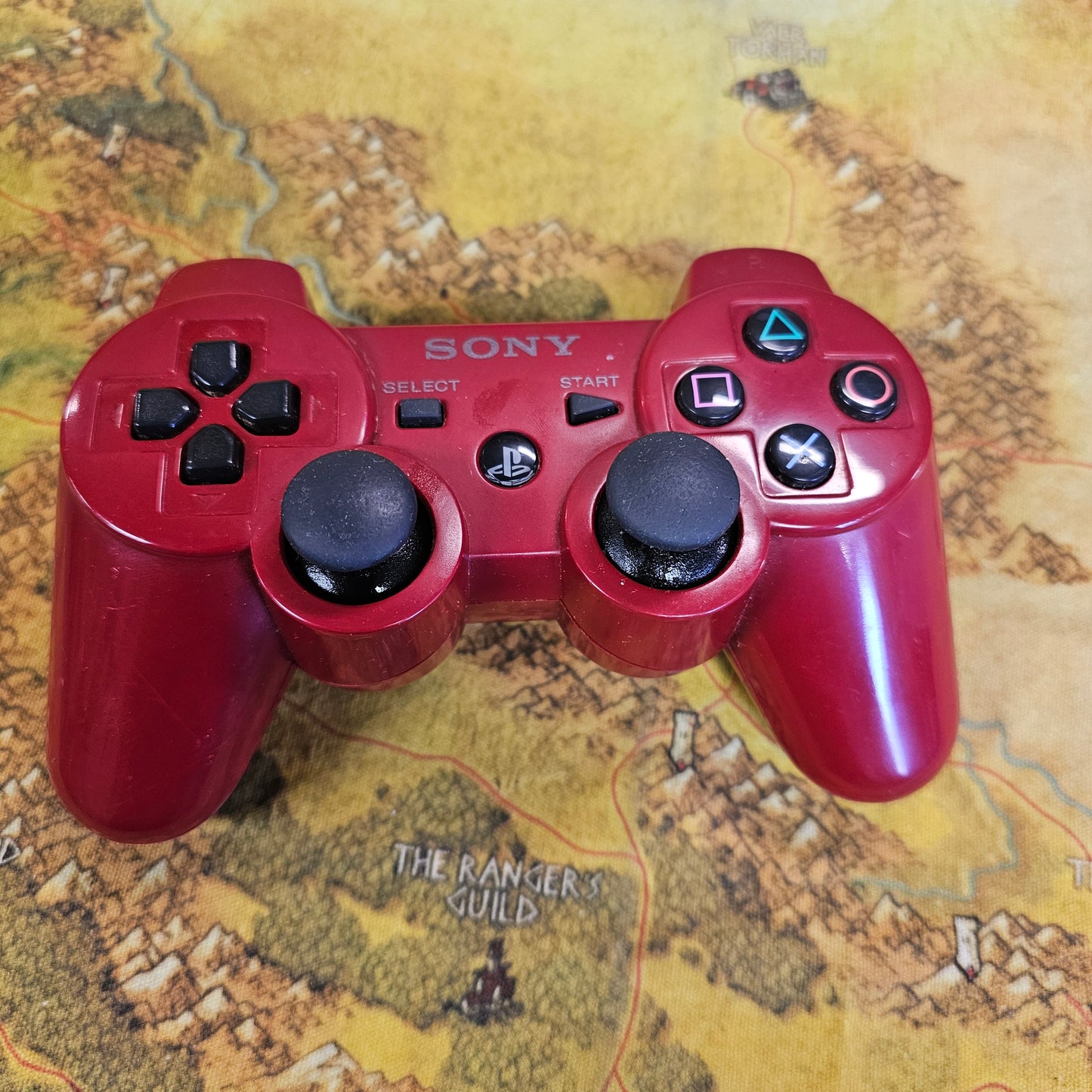 115: Red PS3 Controller
