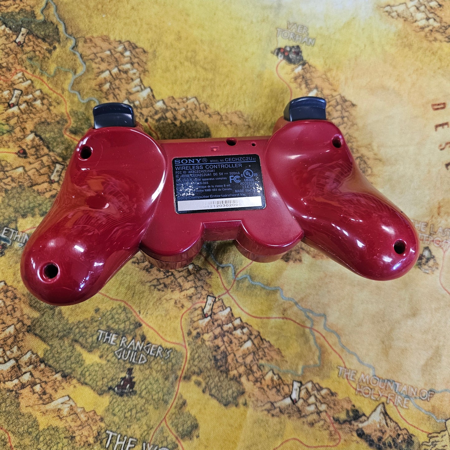 115: Red PS3 Controller