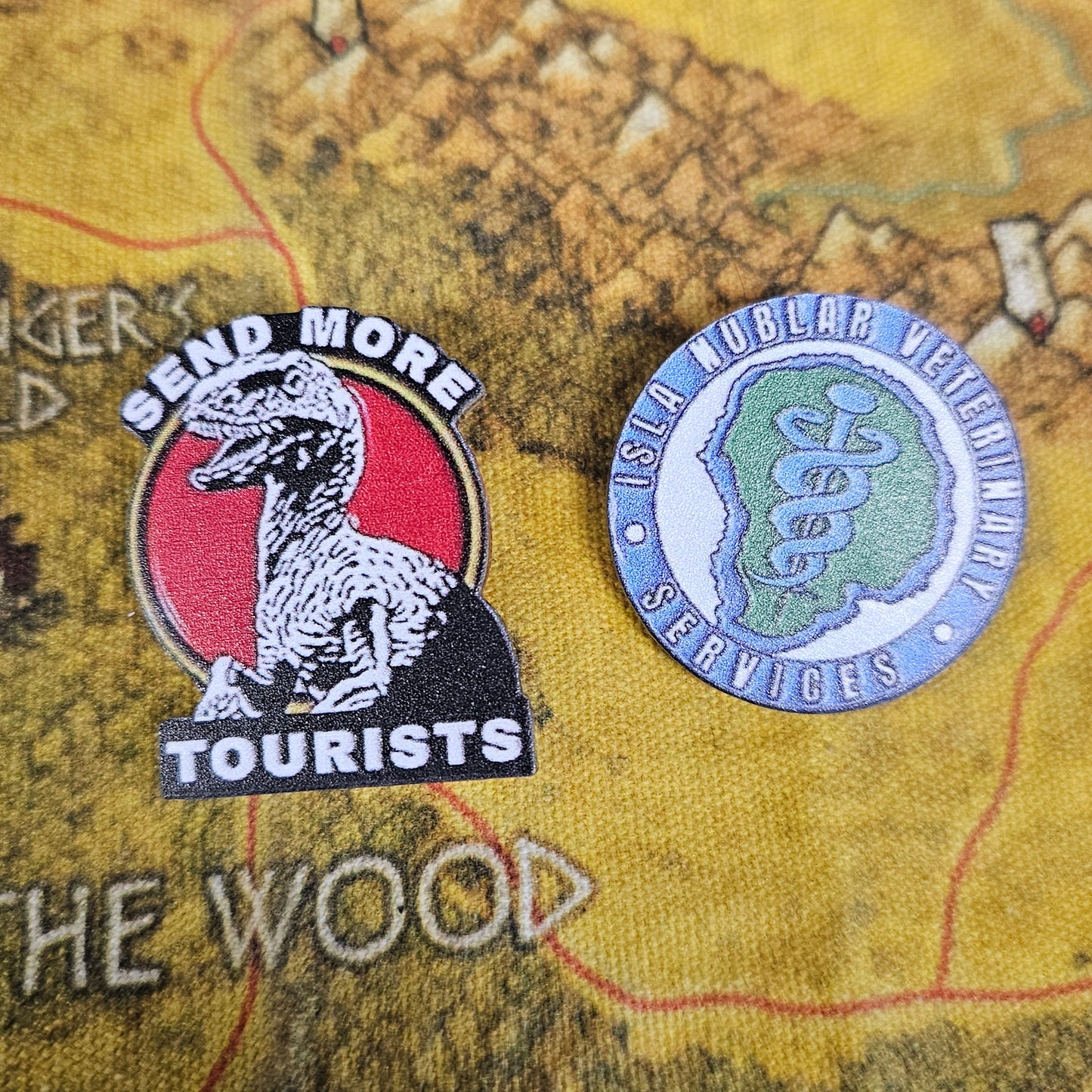 145: Jurassic Park Acrylic Pin 2-Pack #2