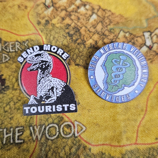 145: Jurassic Park Acrylic Pin 2-Pack #2