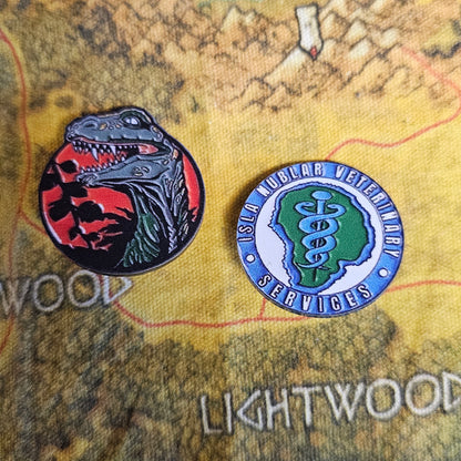 144: Jurassic Park Acrylic Pin 2-Pack #1