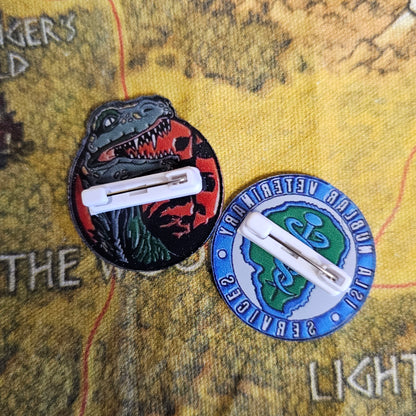 144: Jurassic Park Acrylic Pin 2-Pack #1