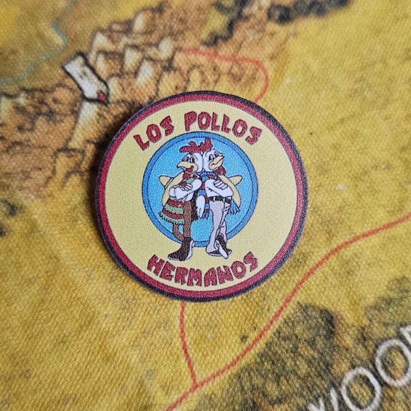 146: Los Pollos Acrylic Pin