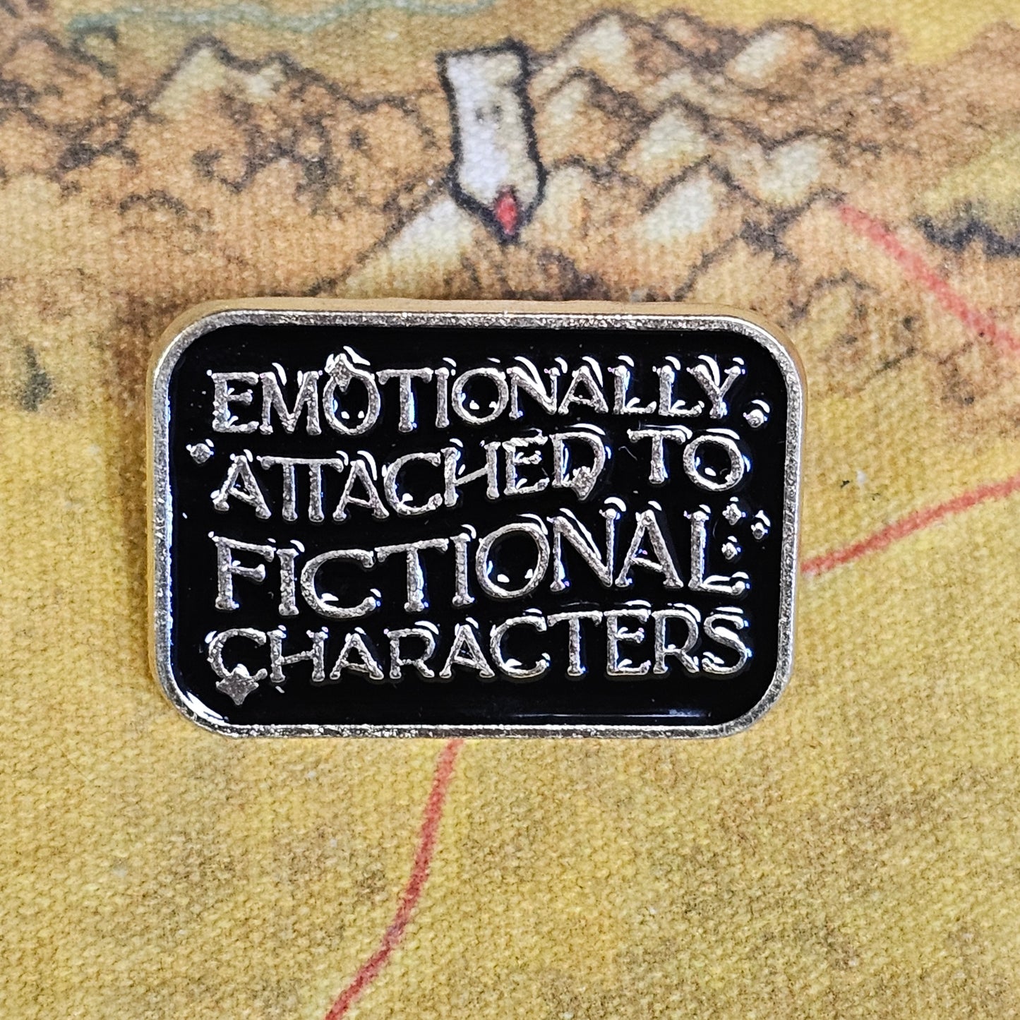 151: Emotionally Attached to Fictional Characters Pin